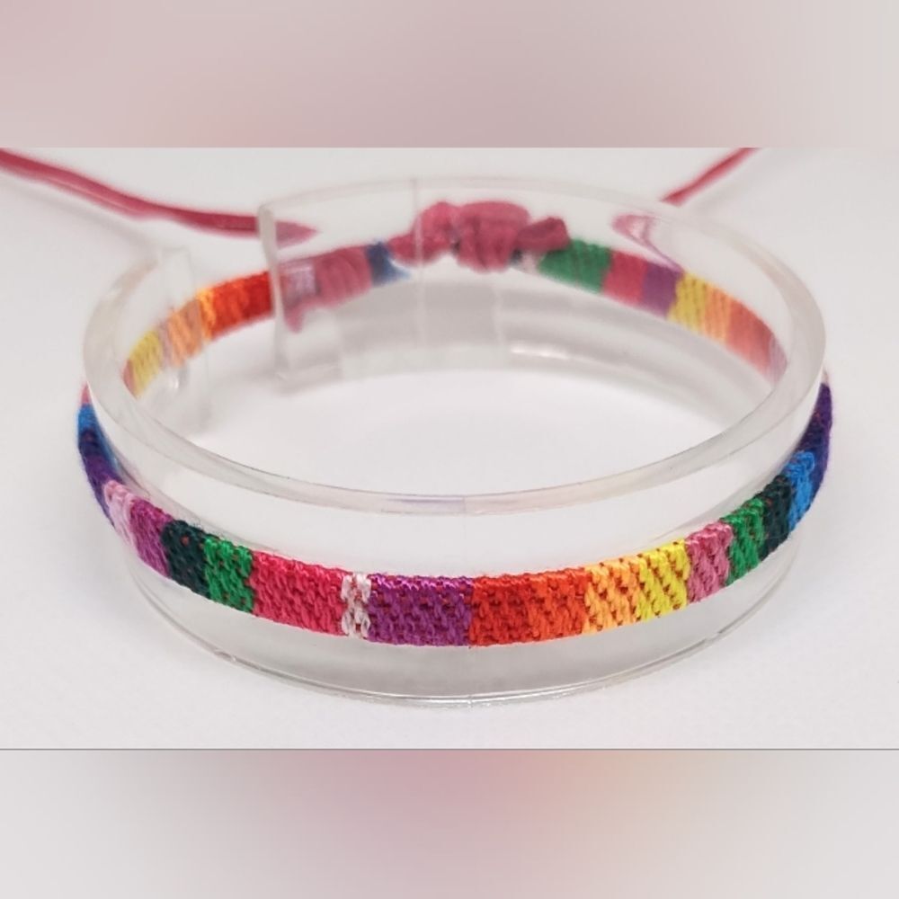 Men's bracelet striped punk new e77‎